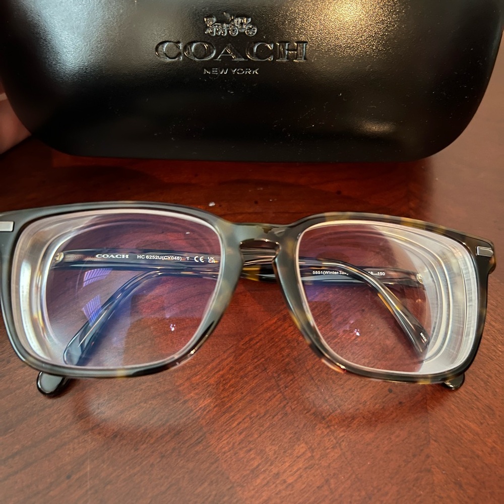 Coach Tortoise Shell Glasses - Picture 2 of 5